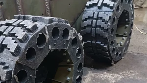 Ukraińskie drony i pojazdy bojowe z nowymi kołami. Qirim Technology kończy z przebiciami na froncie