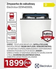 Вбудована посудомийна машина Electrolux