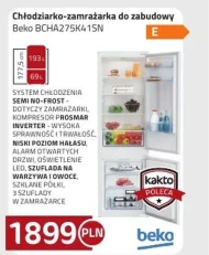 Холодильник-морозильна камера Beko