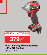 Akumulatorowy klucz udarowy