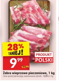 Żeberka wieprzowe Polski
