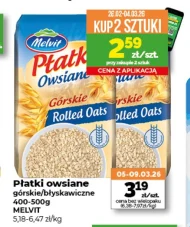 Płatki owsiane Melvit