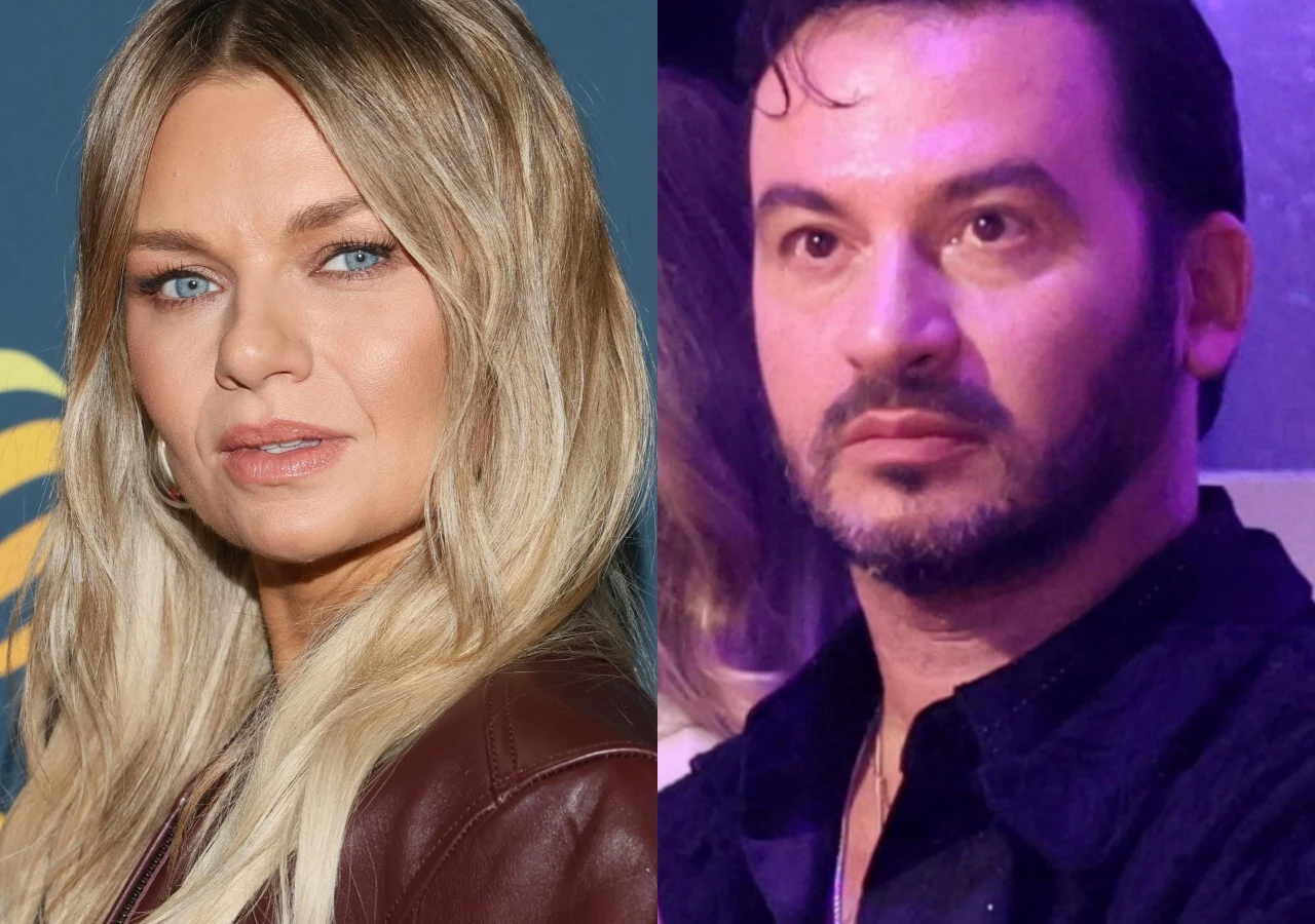 Emilia Komarnicka, Stefano Terrazzino Dwie osoby, kobieta o blond włosach i niebieskich oczach ubrana w brązową kurtkę oraz mężczyzna z ciemniejszymi włosami i zarostem, ujęci na osobnych kadrach z neutralnymi wyrazami twarzy.