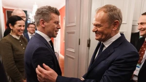 Peter Magyar i Donald Tusk spotkali się w Monachium