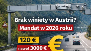 Mandat za brak winiety w Austrii