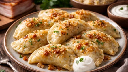 Pierogi zbójnickie jak z dobrej karczmy. Aromatyczne, sycące i obłędnie pyszne - zrobisz je łatwo w domu