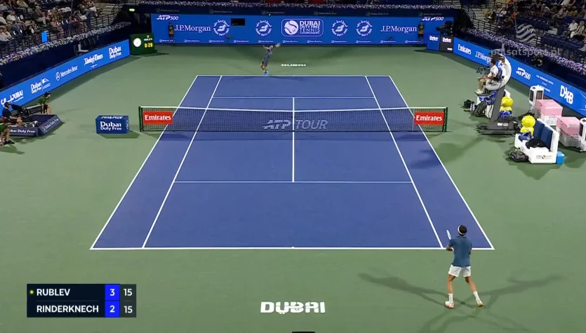 Andrey Rublev - Arthur Rinderknech. Skrót meczu. WIDEO