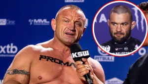 Mariusz Pudzianowski, Michał Materla (w kółku)