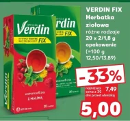 Herbata ziołowa Verdin Fix