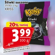 Śliwki suszone Kriss