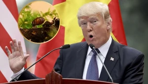 Donald Trump musiał obiecać, że zadba o małego ślimaka