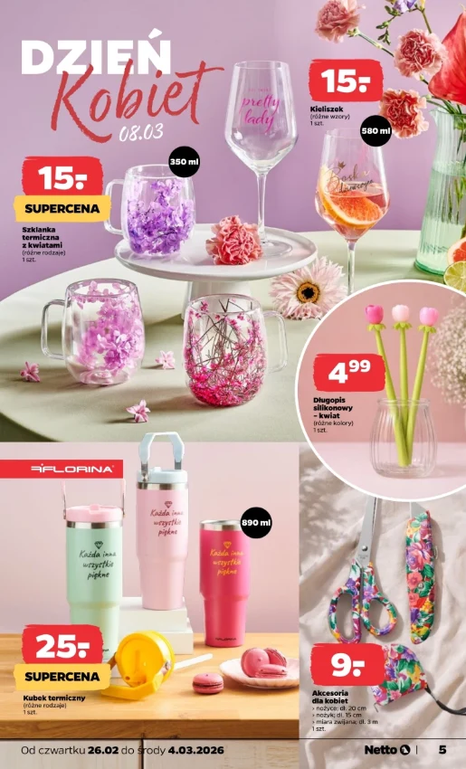 Kubki i szklanki w Netto od 4,99 zł