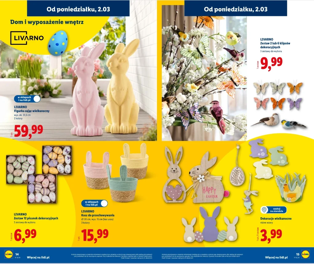 Zajączki i większe dekoracje