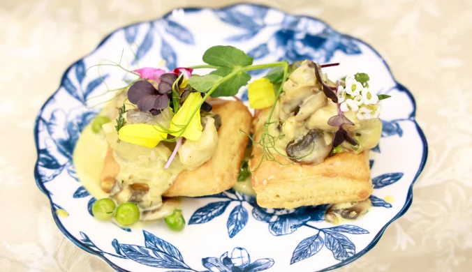 Koszyczki vol-au-vent z kurczakiem i pieczarkami Mateusza Gesslera