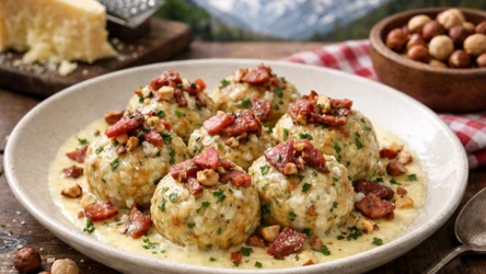 Rozpływające się w ustach canederli 