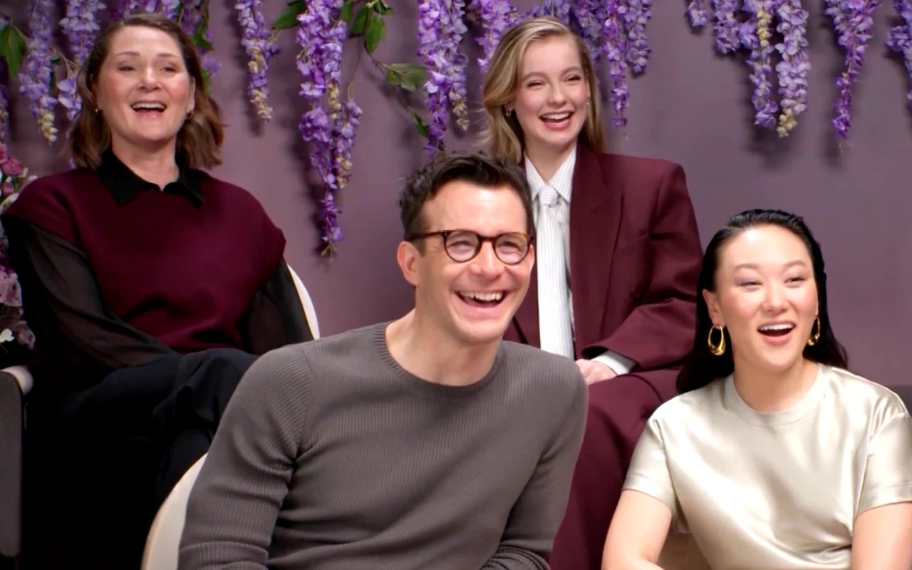 Kamila Ryciak rozmawiała z aktorami z serialu "Bridgertonowie" podczas premiery najnowszego sezonu