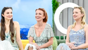 Ewa Prus, Katarzyna Zielińska i Barbara Kurdej-Szatan w "halo tu polsat"