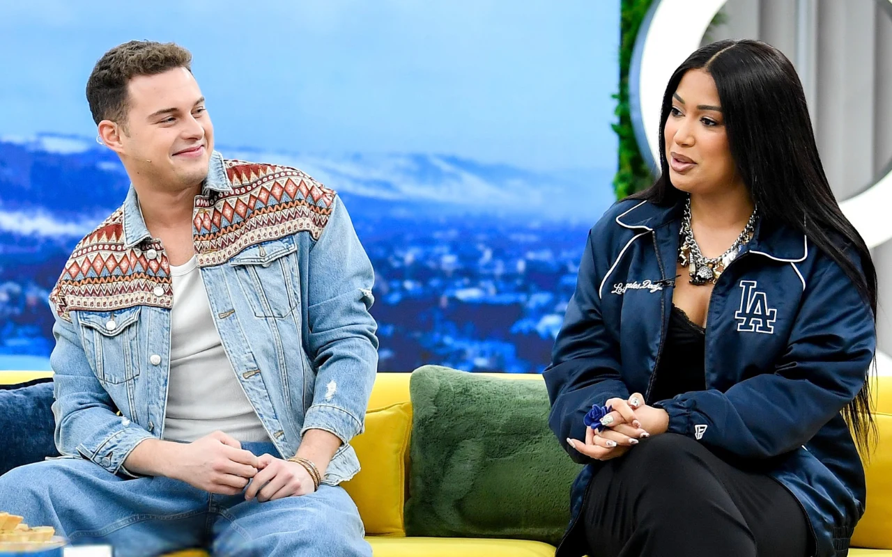 Patricia Kazadi i Adam Zdrójkowski w "halo tu polsat"