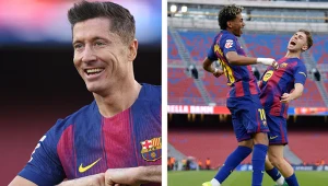 Kosmiczny Yamal, gol Lewandowskiego. Prezent dla Flicka w hicie La Ligi