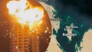 Irański dron uderzył w wieżowiec w Bahrajnie. Potężna eksplozja