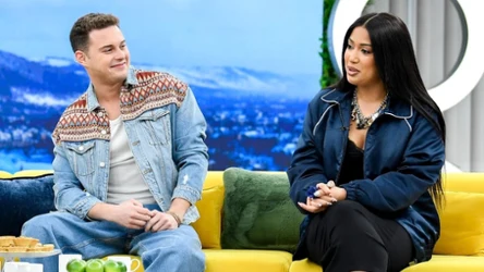 Patricia Kazadi i Adam Zdrójkowski w "halo tu polsat"