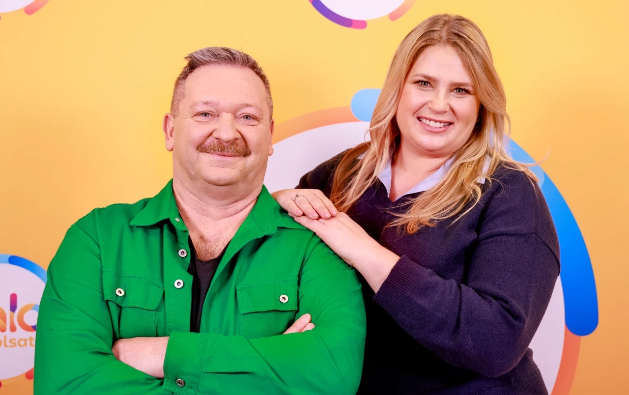 Wiesław Nowobilski i Ela Romanowska, czyli ekipa "Naszego nowego domu" w "halo tu polsat"