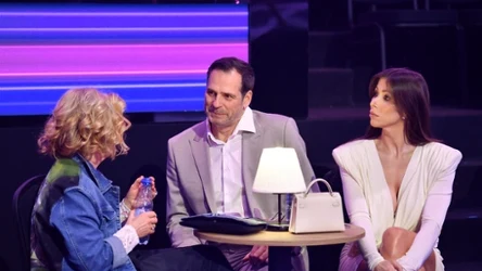 Barbara Bursztynowicz, Paweł Deląg z partnerką