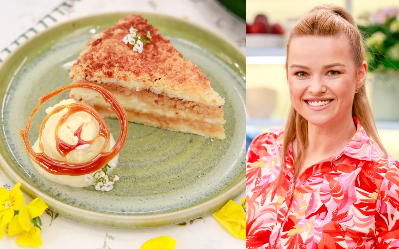 Sypana szarlotka w nowej wersji. Przepis Karoliny Stolarskiej-Bigos Sypana szarlotka w nowej wersji. Przepis Karoliny Stolarskiej-Bigos