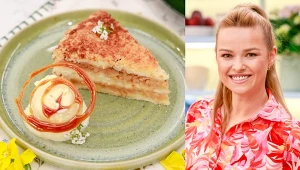 Sypana szarlotka w nowej wersji. Przepis Karoliny Stolarskiej-Bigos