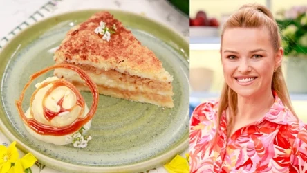 Sypana szarlotka w nowej wersji. Przepis Karoliny Stolarskiej-Bigos