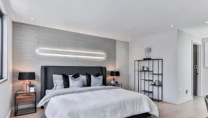 Nowoczesna sypialnia - aranżacja