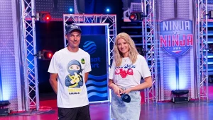 Piotr Żyła w "Ninja vs Ninja"