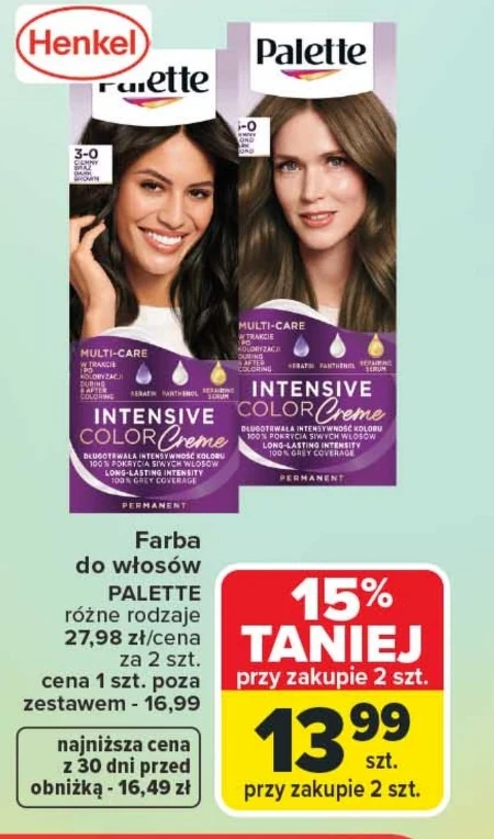 Фарба для волосся Palette