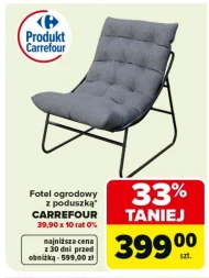 Fotel ogrodowy Carrefour