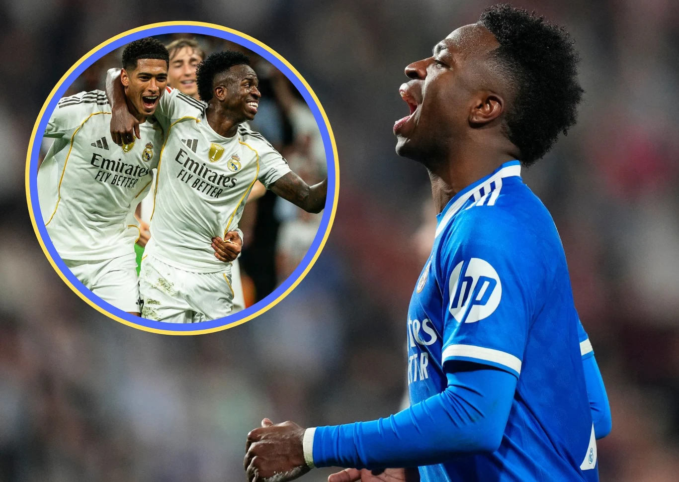 Vinicius Junior z niepokojem patrzy na przedłużający się uraz Bellinghama