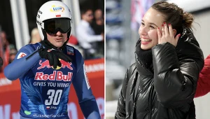 Piotr Żyła i Marcelina Ziętek