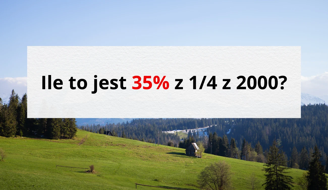 Jak szybko podasz odpowiedź? Zagadka matematyczna dla wszystkich