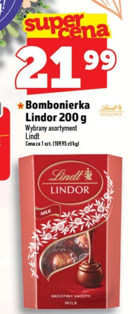 Шоколадна коробка Lindor
