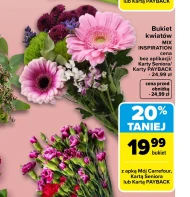 Bukiet kwiatów Carrefour