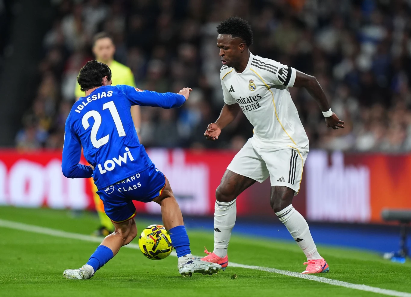 Kadr z meczu Real Madryt - Getafe