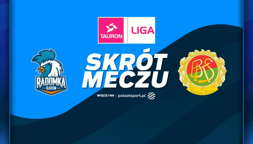 Moya Radomka Radom - BKS Bostik ZGO Bielsko-Biała. Skrót meczu