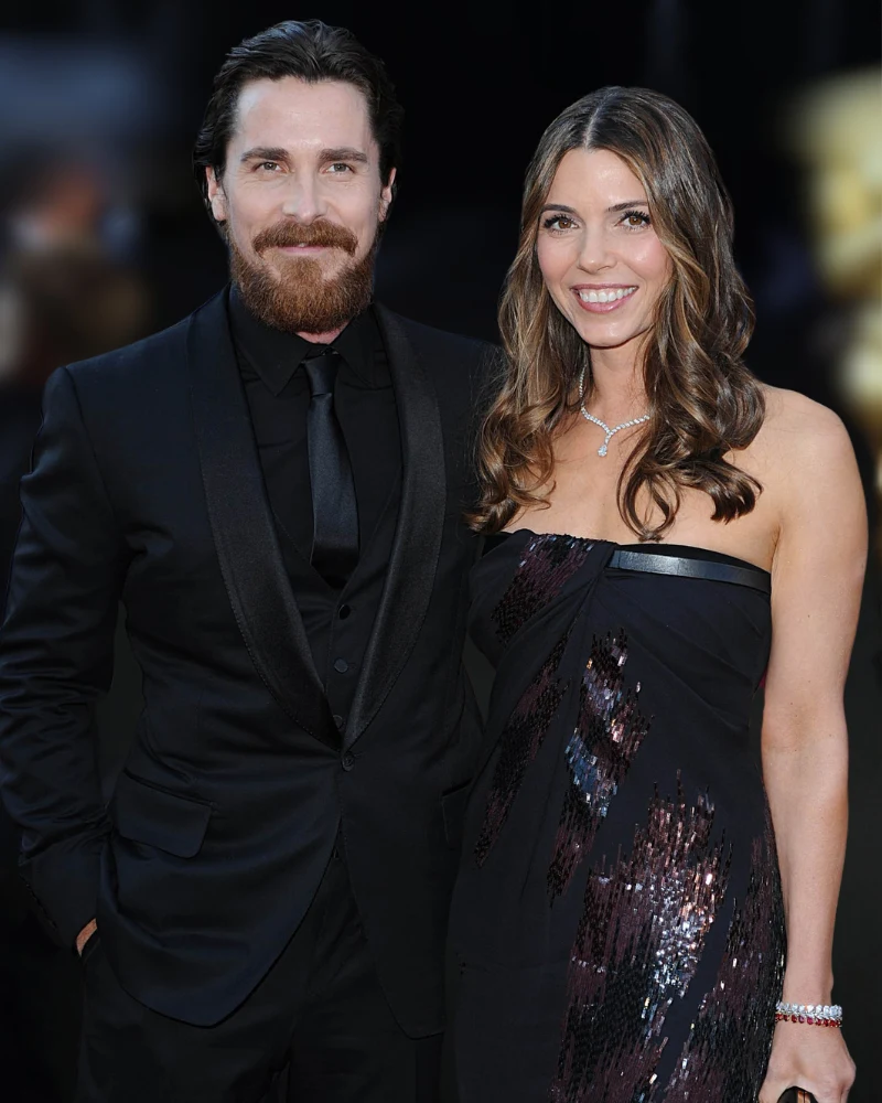 Christian Bale z żoną w 2011 roku