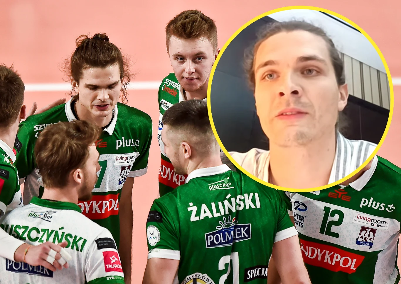 Nikodem Wolański w Polsce występował m.in. w Indykpolu AZS Olsztyn. Od kilku lat gra w klubach z Bliskiego Wschodu Grupa siatkarzy w zielono-białych strojach na boisku, wyróżniony Nikodem Wolański w białej koszuli widoczny w okręgu.