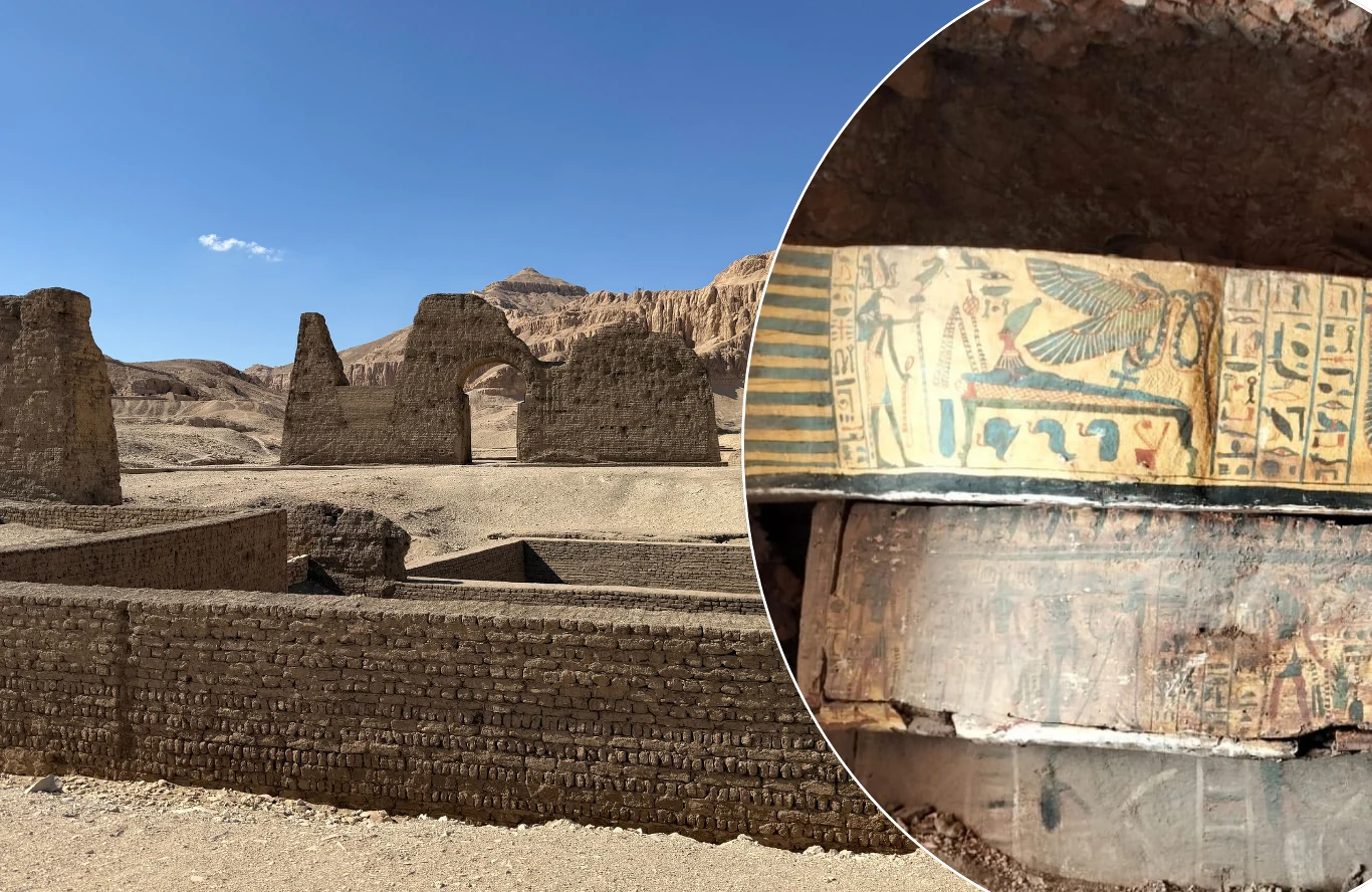 El-Asasif to starożytna egipska nekropolia położona na zachodnim brzegu Nilu w Tebach (w pobliżu Luksoru). Ruiny egipskiej budowli w El-Asasif oraz zbiór sarkofagów pokrytych hieroglifami i zdobieniami.