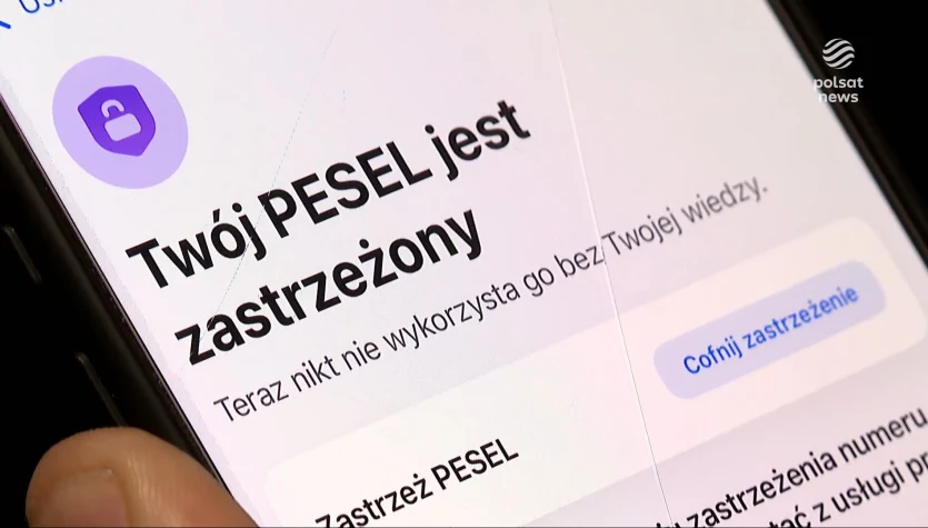 "Wydarzenia": Zastrzeżenie numeru PESEL. Do tej pory zrobił to co czwarty Polak