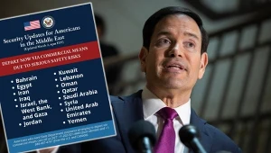 Departament Stanu USA apeluje do amerykańskich obywateli na Bliskim Wschodzie