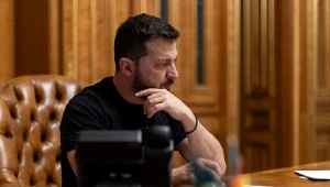 Prezydent Ukrainy Wołodymyr Zełenski