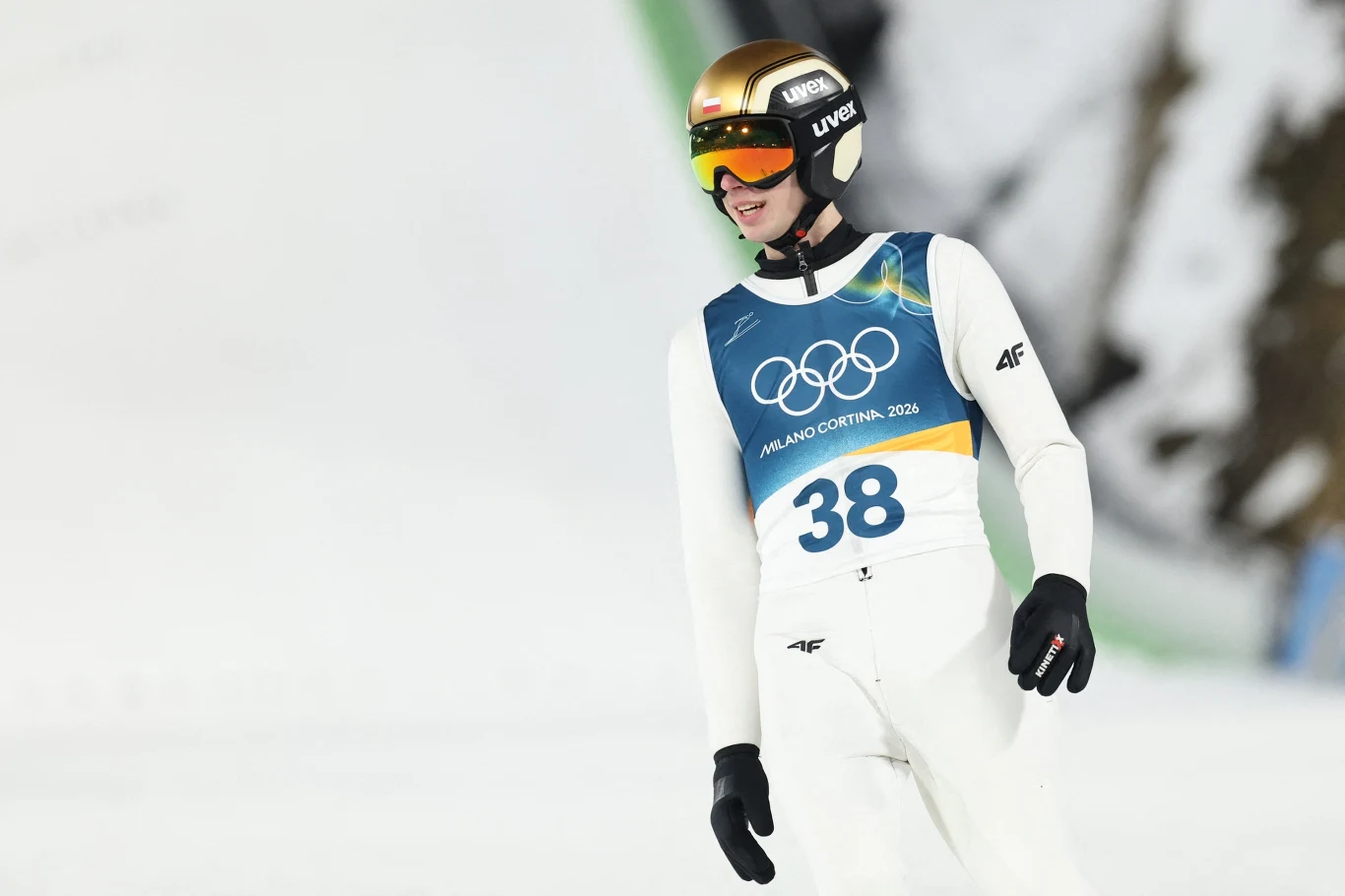 Kacper Tomasiak Kacper Tomasiak podczas igrzysk olimpijskich na skoczni w Predazzo