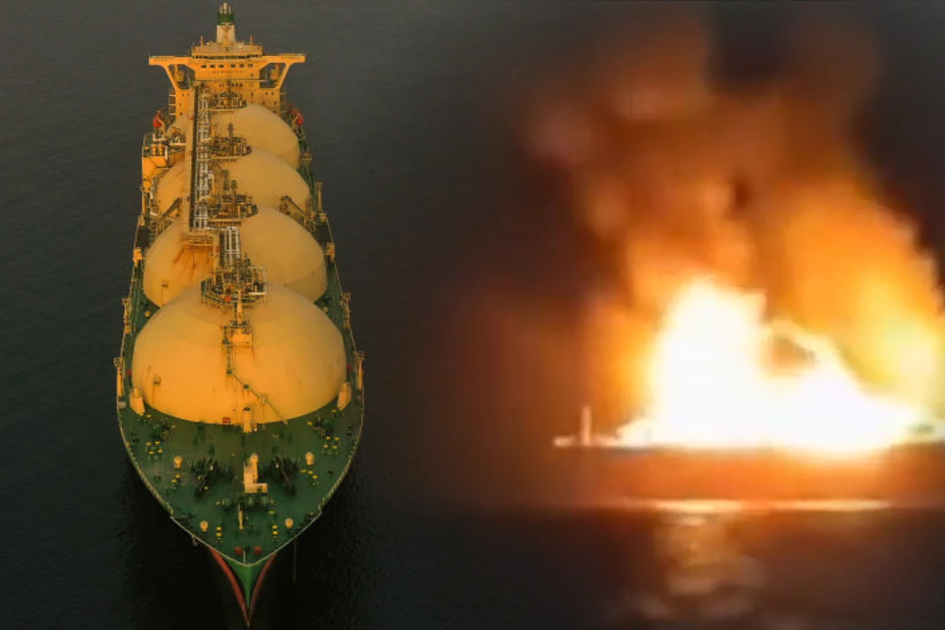 Pożar rosyjskiego gazowca na Morzu Śródziemnym Rosyjski gazowiec stanął w płomieniach na Morzu Śródziemnym. Załoga statku została ewakuowana