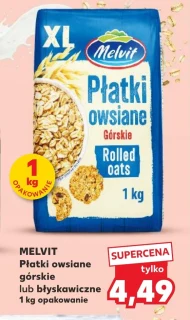 Płatki owsiane Melvit